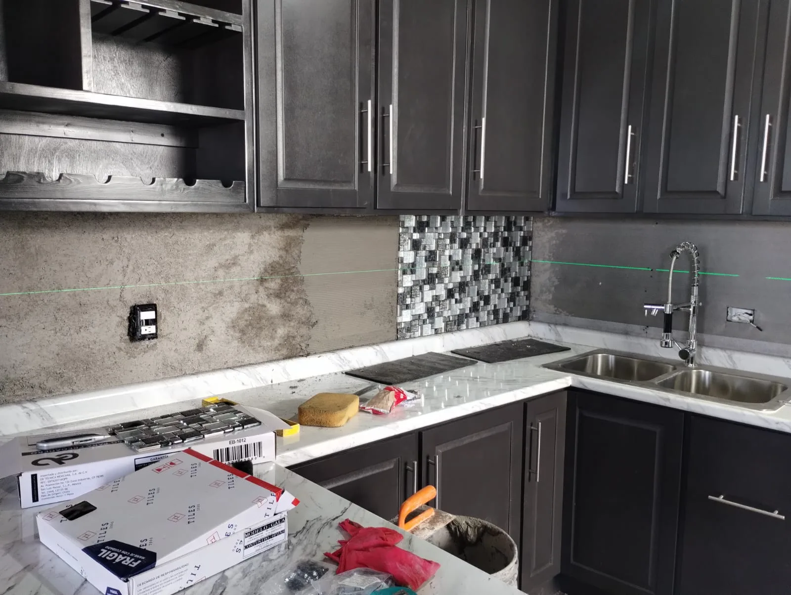 Antes: Remodelación integral de baño